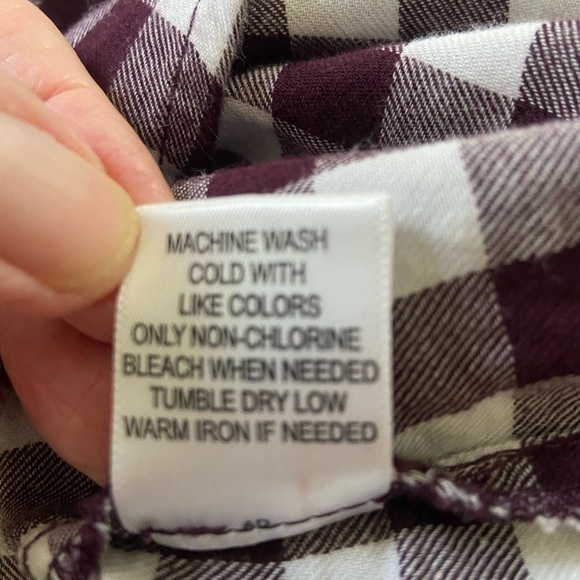 Croft & Barrow Flannel Shirt Cabincore, Normcore, Gorpcore, Coastal Cowgirl - Picture 5 of 9